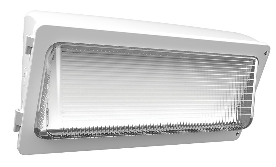 RAB WPX3W/480 WPX Field-Adjustable Wall Pack – WPX3 – Selectable 65W/100W/130W – Selectable 3000K/4000K/5000K – 9509-18635 Lumens – 480V – Integrated Photocell – White Finish