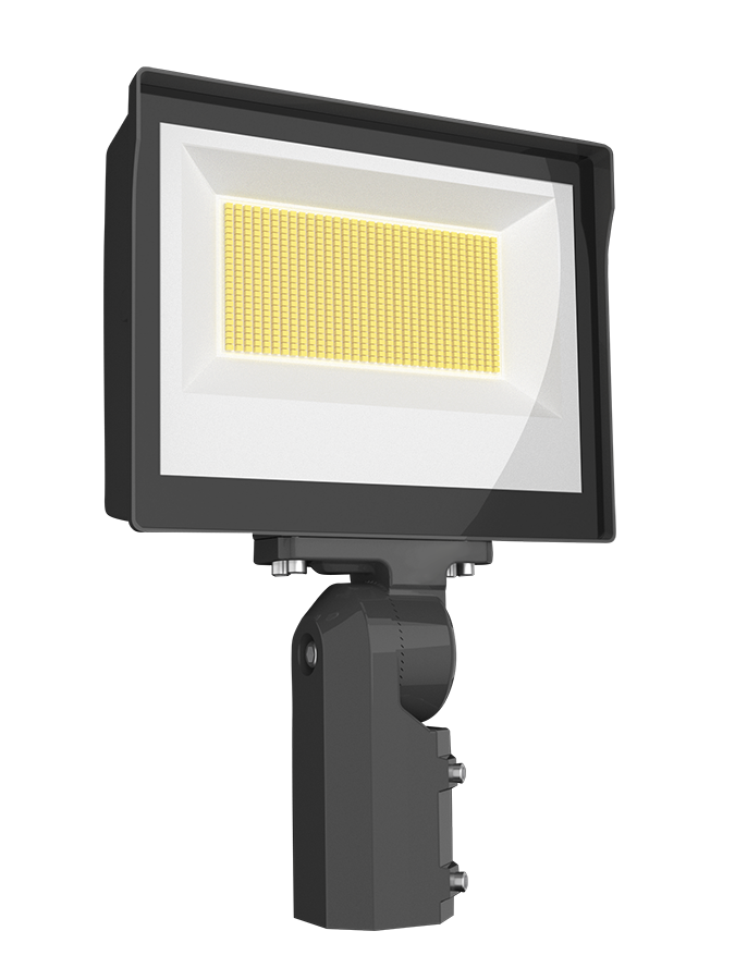 RAB X17XFU140SF/480 X17 Field-Adjustable LED Flood Light – 70W/100W/140W Selectable – 3000K/4000K/5000K Selectable – 11345-21118 Lumens – 480V – Slipfitter Mount – Bronze Finish