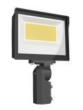 RAB X17XFU105SF X17 Field-Adjustable LED Flood Light – 50W/75W/105W Selectable – 3000K/4000K/5000K Selectable – 8154-16249 Lumens – 120-277V – Integrated Photocell – Slipfitter Mount – Bronze Finish