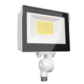 RAB X17XFU35W X17 Field-Adjustable LED Flood Light – 15W/25W/35W Selectable – 3000K/4000K/5000K Selectable – 2305-5031 Lumens – 120-277V – Integrated Photocell – Knuckle Mount – White Finish