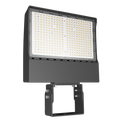 RAB X17XFU205T/PCT X17 Field-Adjustable LED Flood Light – 100W/150W/205W Selectable – 3000K/4000K/5000K Selectable – 16530-31164 Lumens – 120-277V – Twistlock Photocontrol – Trunnion Mount – Bronze Finish