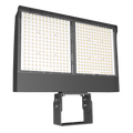RAB X17XFU330T/480/PCT X17 Field-Adjustable LED Flood Light – 175W/250W/330W Selectable – 3000K/4000K/5000K Selectable – 28950-49131 Lumens – 480V – Twistlock Photocontrol – Trunnion Mount – Bronze Finish