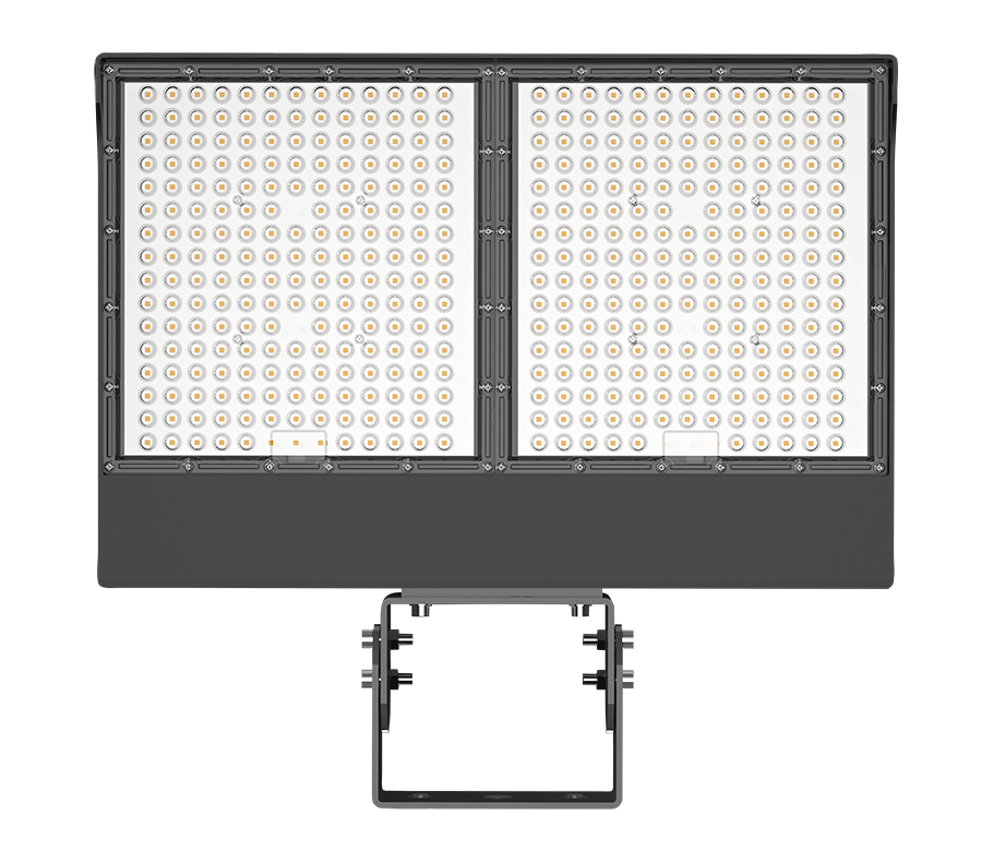 RAB X17XFU330T/480/PCT X17 Field-Adjustable LED Flood Light – 175W/250W/330W Selectable – 3000K/4000K/5000K Selectable – 28950-49131 Lumens – 480V – Twistlock Photocontrol – Trunnion Mount – Bronze Finish