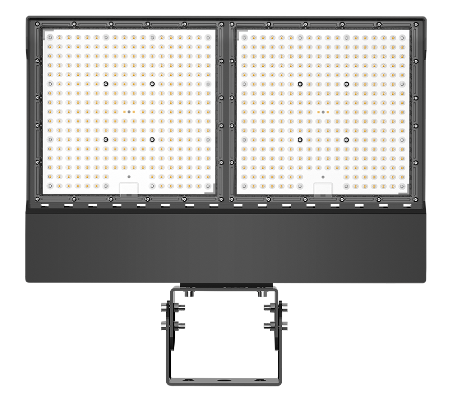 RAB X17PA450T/PCT X17 Field-Adjustable LED Flood Light – 250W/350W/450W Selectable – 5000K – 41700-66638 Lumens – 120-277V – Twistlock Photocontrol – Trunnion Mount – Bronze Finish