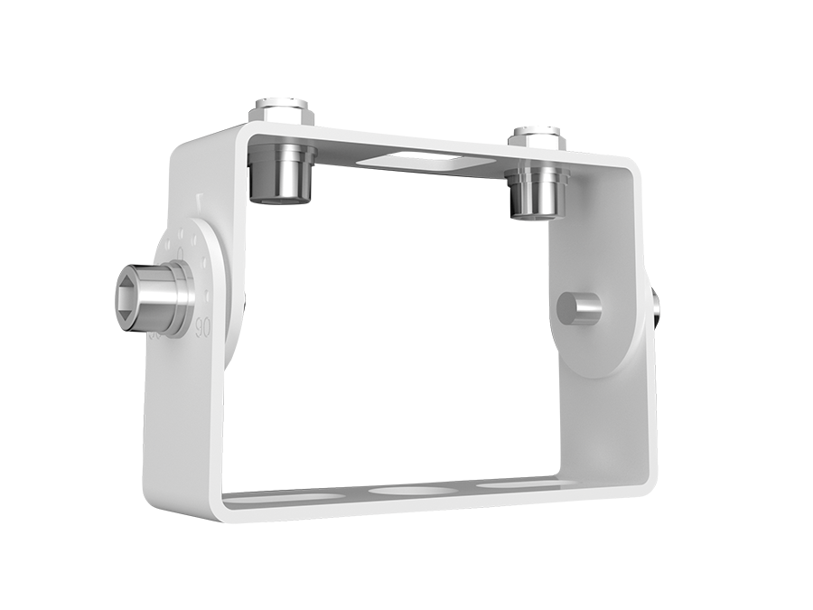 RAB TWX17-60-80 Trunnion Mount Kit for X17 LED Flood Lights – Compatible with 60W-80W Models – White Finish
