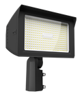 RAB X22-150 X22 5-Way Selectable LED Flood Light – 75W/100W/125W/150W Selectable – 3000K/4000K/5000K Selectable – 10584-22797 Lumens – 120-277V – 7H x 6V Distribution – Slipfitter and Trunnion Mount – Bronze Finish