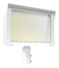RAB X22-420W X22 5-Way Selectable LED Flood Light – 300W/340W/380W/420W Selectable – 3000K/4000K/5000K Selectable – 43487-64206 Lumens – 120-277V – 7H x 6V Distribution – Slipfitter and Trunnion Mount – White Finish