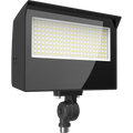 RAB X22-80 X22 5-Way Selectable LED Flood Light – 50W/60W/70W/80W Selectable – 3000K/4000K/5000K Selectable – 7193-12272 Lumens – 120-277V – 7H x 6V Distribution – Knuckle and Trunnion Mount Included – Bronze Finish