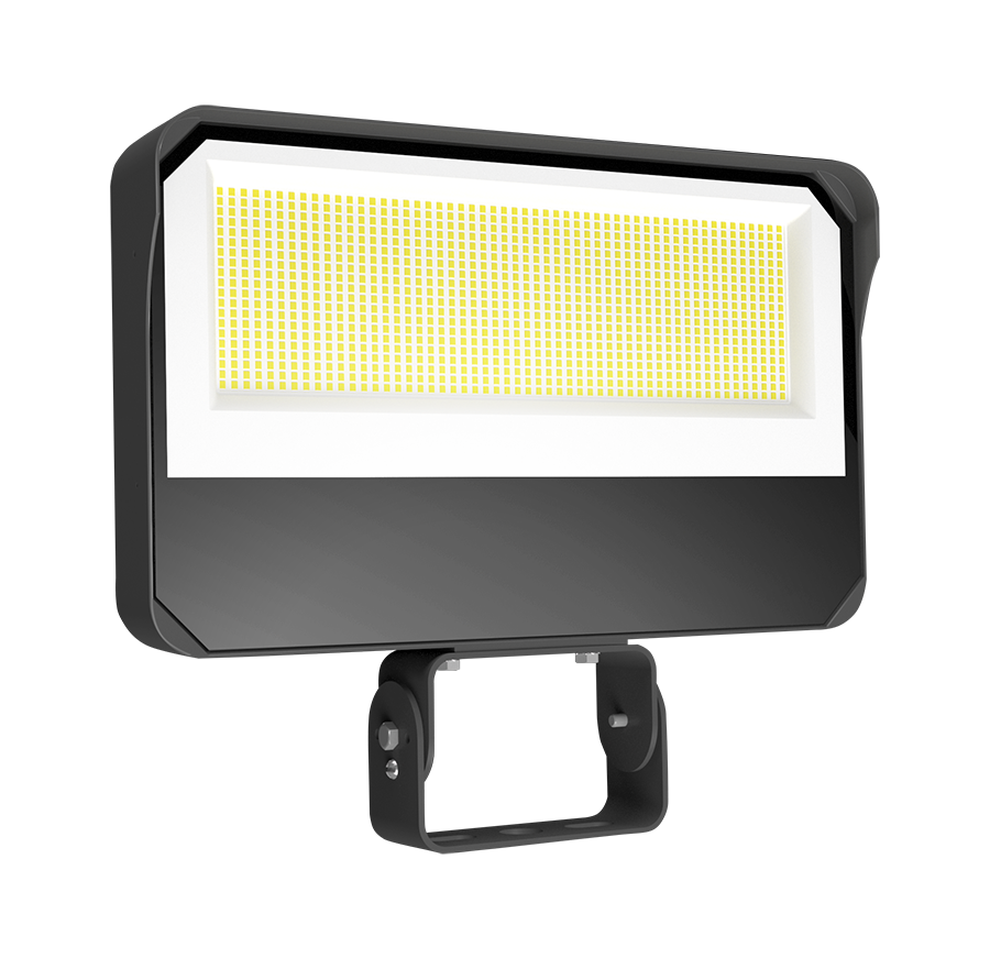 RAB X34-250T/480 X34 LED Flood Light – 250W – Selectable 3000K/4000K/5000K – 19174-39155 Lumens – 480V – Trunnion Mount – Bronze Finish