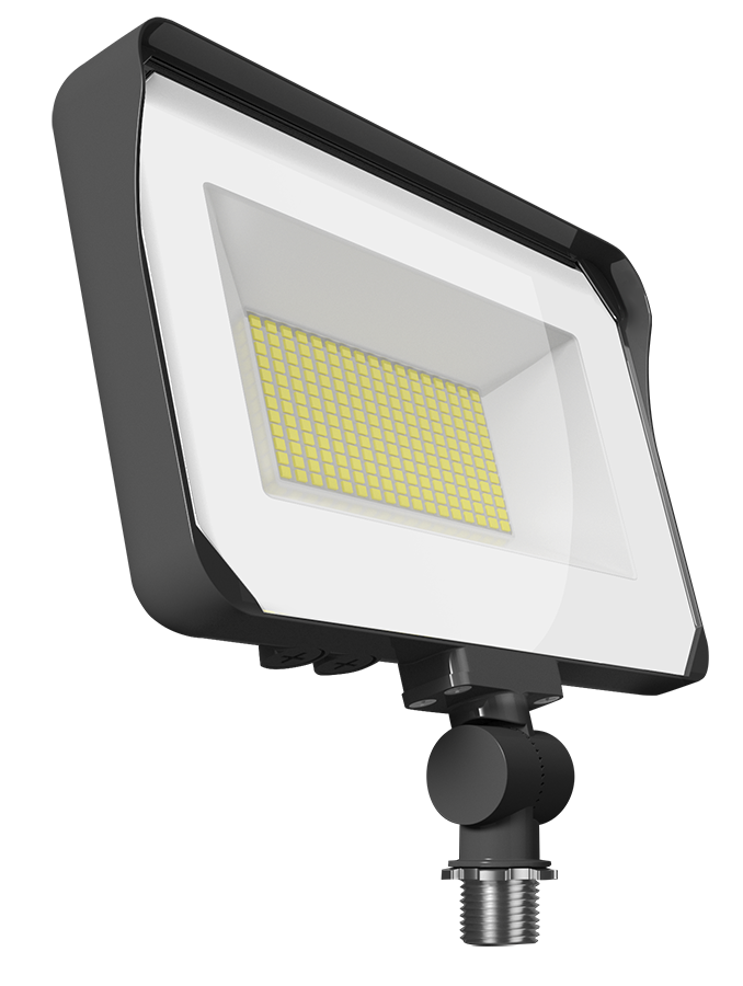 RAB X34M X34M LED Flood Light – Selectable 45W/55W/65W – Selectable 3000K/4000K/5000K – 6346-9718 Lumens – 120-277V – Knuckle Mount – Bronze Finish
