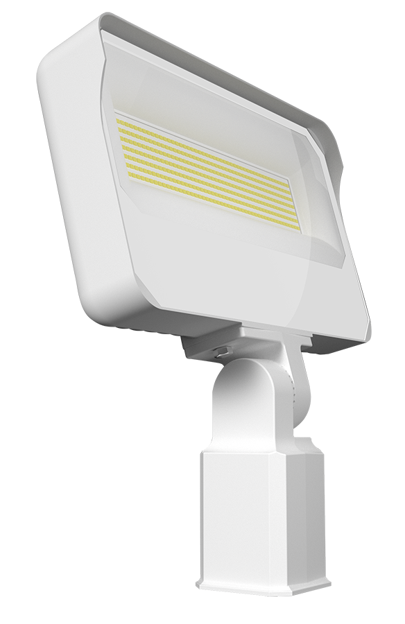 RAB X34XLW X34XL LED Flood Light – Selectable 95W/110W/130W – Selectable 3000K/4000K/5000K – 14615-20065 Lumens – 120-277V – Slipfitter Mount – White Finish