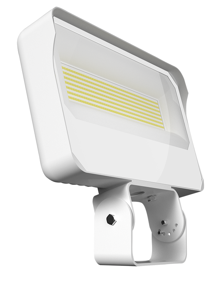 RAB X34XLTW X34XL LED Flood Light – Selectable 95W/110W/130W – Selectable 3000K/4000K/5000K – 14615-20065 Lumens – 120-277V – Trunnion Mount – White Finish
