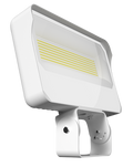 RAB X34XLTW X34XL LED Flood Light – Selectable 95W/110W/130W – Selectable 3000K/4000K/5000K – 14615-20065 Lumens – 120-277V – Trunnion Mount – White Finish