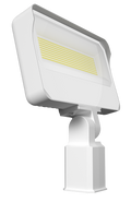RAB X34XXLW X34XXL LED Flood Light – Selectable 120W/140W/160W – Selectable 3000K/4000K/5000K – 17458-24168 Lumens – 120-277V – Slipfitter Mount – White Finish