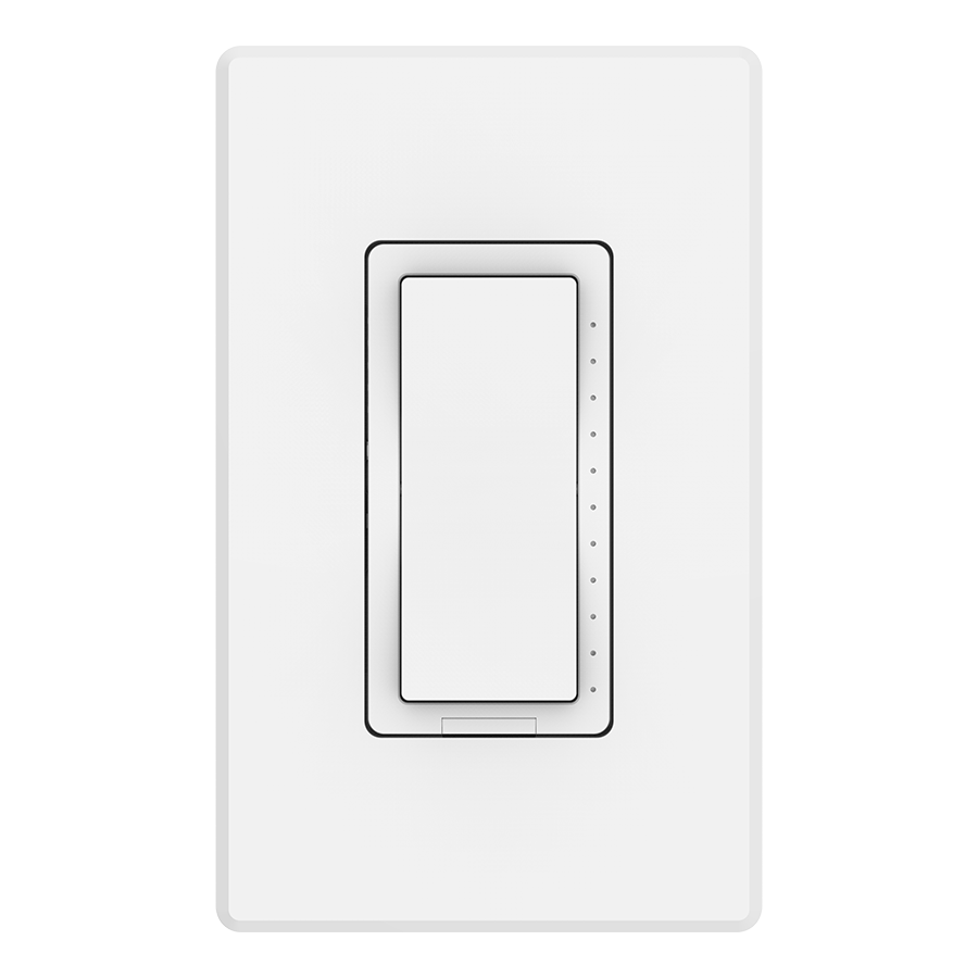 RAB XDIM Universal Dimmer – 300W LED/CFL – 500W Incandescent/Halogen/ELV – 400VA MLV – 120V – White Finish