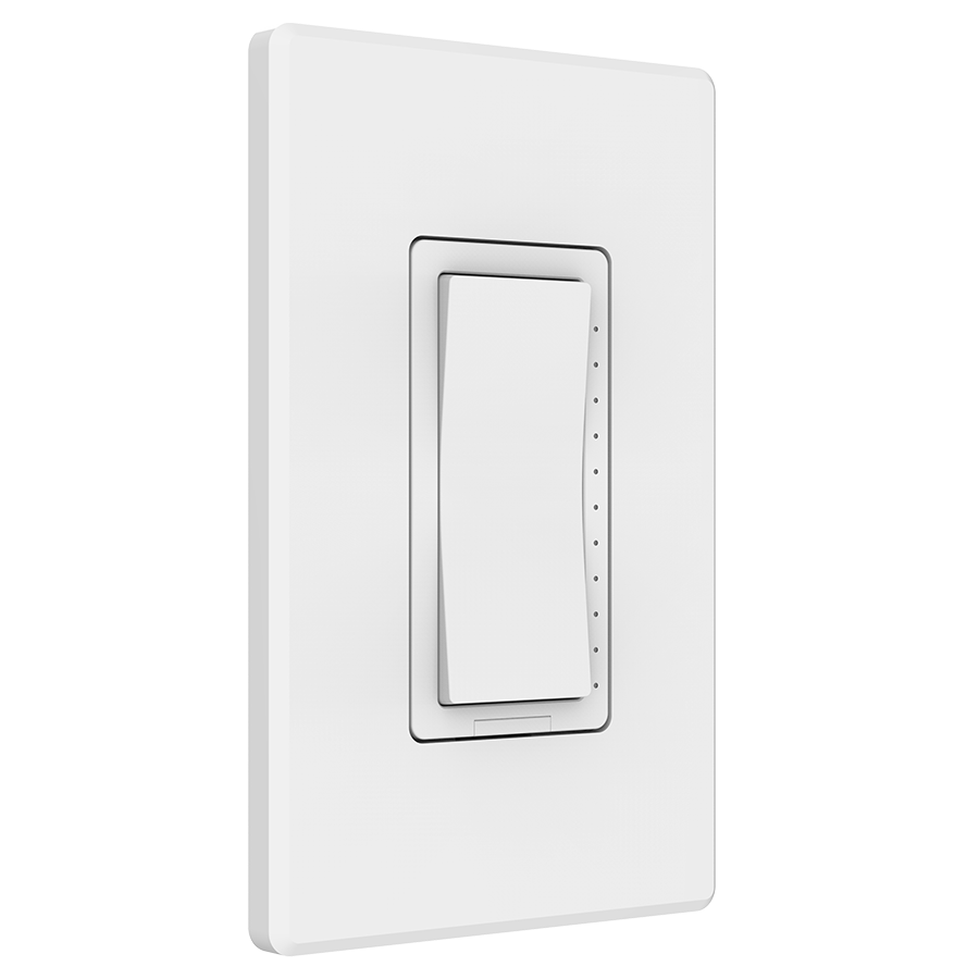 RAB XDIM Universal Dimmer – 300W LED/CFL – 500W Incandescent/Halogen/ELV – 400VA MLV – 120V – White Finish