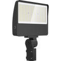 RAB XL22-150 XL22 LED Flood Light – Selectable 75W/100W/125W/150W – Selectable 3000K/4000K/5000K – 11190-23466 Lumens – 120-277V – Slipfitter and Trunnion Mount – Integrated Photocell – Bronze Finish