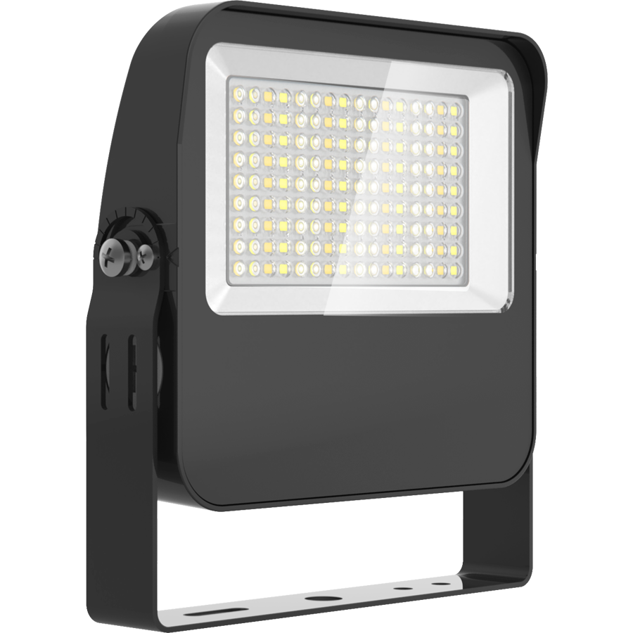 RAB XL22-35 XL22 LED Flood Light – Selectable 20W/25W/30W/35W – Selectable 3000K/4000K/5000K – 2889-5345 Lumens – 120-277V – Knuckle and Yoke Mount – Integrated Photocell – Bronze Finish