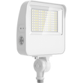 RAB XL22-35W XL22 LED Flood Light – Selectable 20W/25W/30W/35W – Selectable 3000K/4000K/5000K – 2889-5345 Lumens – 120-277V – Knuckle and Yoke Mount – Integrated Photocell – White Finish