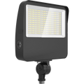 RAB XL22-60 XL22 LED Flood Light – Selectable 30W/40W/50W/60W – Selectable 3000K/4000K/5000K – 4500-9474 Lumens – 120-277V – Knuckle and Trunnion Mount – Integrated Photocell – Bronze Finish