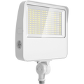 RAB XL22-60W XL22 LED Flood Light – Selectable 30W/40W/50W/60W – Selectable 3000K/4000K/5000K – 4500-9474 Lumens – 120-277V – Knuckle and Trunnion Mount – Integrated Photocell – White Finish