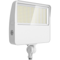 RAB XL22-80W XL22 LED Flood Light – Selectable 50W/60W/70W/80W – Selectable 3000K/4000K/5000K – 7273-12632 Lumens – 120-277V – Knuckle and Trunnion Mount – Integrated Photocell – White Finish
